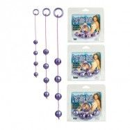 ACRYLITE BEADS PURPLE MEDIUM ANALKULOR