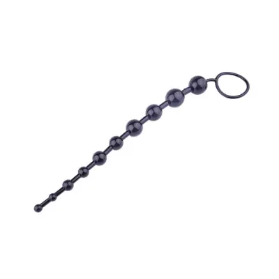 Anal Beads - pleasure tail - Svart