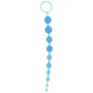 Anal dildo Oriental Jelly Butt Beads Blue