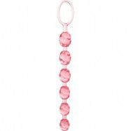 California Exotic: Swirl Pleasure Beads, rosa