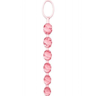 California Exotic: Swirl Pleasure Beads, rosa