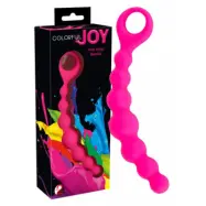 Colorful Joy Pink Anal Beads
