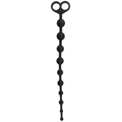 Easytoys Long Anal Beads Black