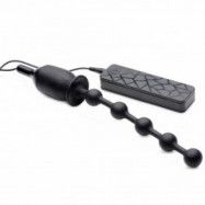 Master Series Voodoo Beads Vibrerande Analkulor      - Svart