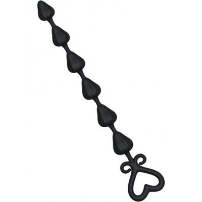 Mylovey: Silicone Anal Beads, svart