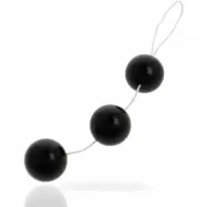 Pleasure Balls - Analkulor 15 x 3,8 cm - Svart