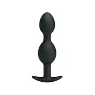 Pretty Love Silicone Anal Balls 12.5 Cm Black