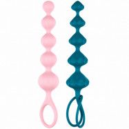 Satisfyer Love Beads Analkulor 2 st - Blandade färger