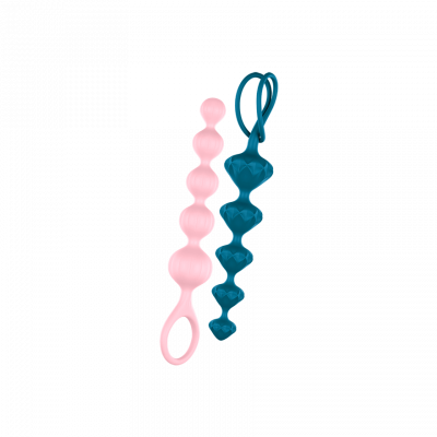 Satisfyer Love beads - 2 färg - Rosa - Blå