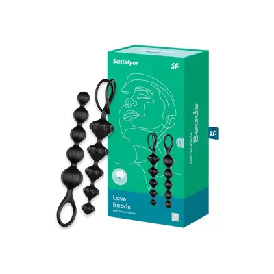 Satisfyer Love beads - Svart