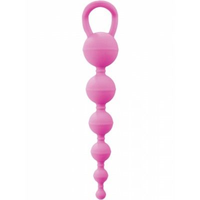 Shots Toys: Six Balls Chain, Analkulor, rosa