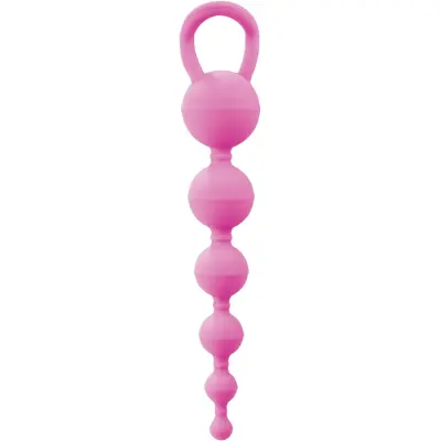 Shots Toys: Six Balls Chain, Analkulor, rosa
