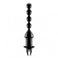 Silicone Buttbeads – vibrator, black