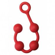 SMOOTH ANAL BALLS 13 INCH RED