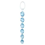 SWIRL PLEASURE BEADS BLUE
