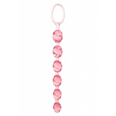 SWIRL PLEASURE BEADS PINK