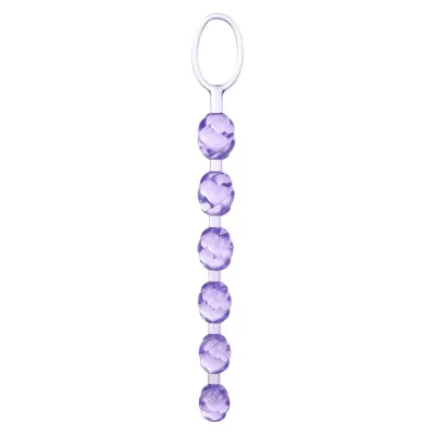 SWIRL PLEASURE BEADS PURPLE