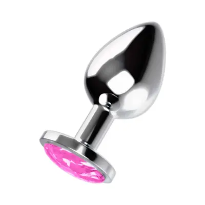 Öhmama! Analplugg Buttplug med Rosa Kristalldiamant - Medium