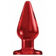 Acrylic Buttplug Red 6 tum