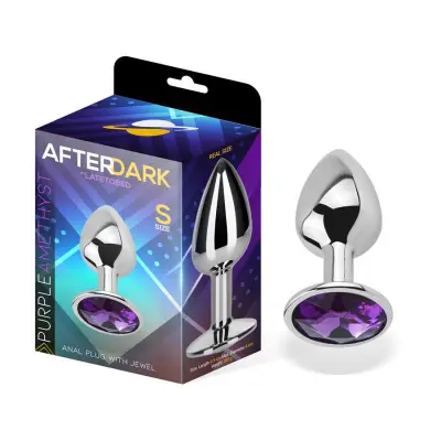 AfterDark - Purple Amethyst Buttplug - Small