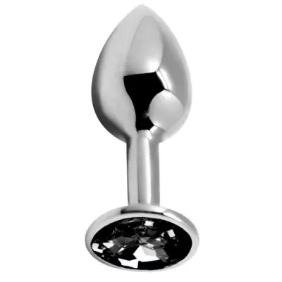 Alive BDSM Line Analplugg metall Large, Svart