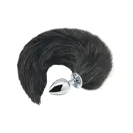 Alive: Black & White Fox Tail, S