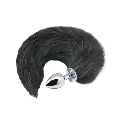 Alive: Black&White Fox Tail, S