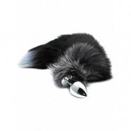 Alive: Black & White Fox Tail, M