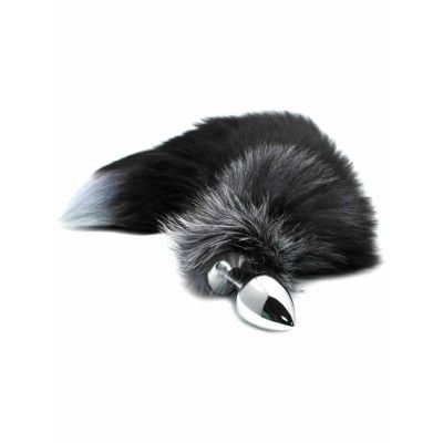 Alive: Black&White Fox Tail, M