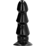 All Black: Beaded Plug, 17 cm