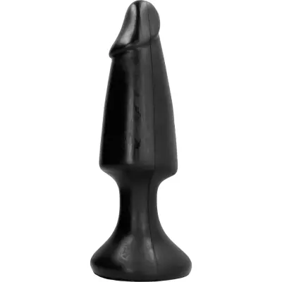 All Black: Penis Shaped Plug, 35 cm
