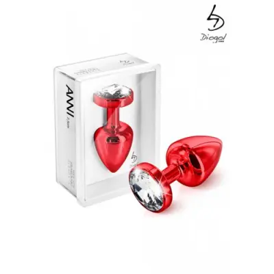 Anni by Diogol buttplug Red 25 mm