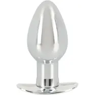 Anos: Metal Anchor Butt Plug with Vibration, large
