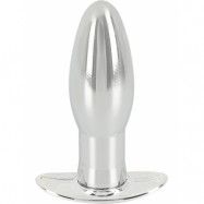 Anos: Metal Anchor Butt Plug with Vibration, medium