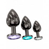 Anos: Metal Butt Plug Diamond Set