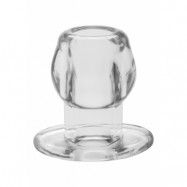 ASS TUNNEL PLUG SILICONE CLEAR XL