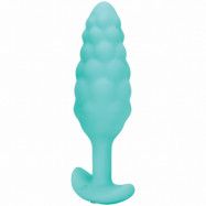 B-Vibe Bump Textur Vibrerande Analplugg - Blue