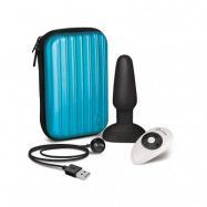 B-Vibe: Rimming 2, Waterproof Remote Control Vibrating Plug, svart