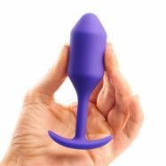 B-Vibe: Snug Plug 2, Weighted Silicone Plug, 114 gram