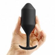 B-Vibe: Snug Plug 4, Weighted Silicone Plug, 257 gram