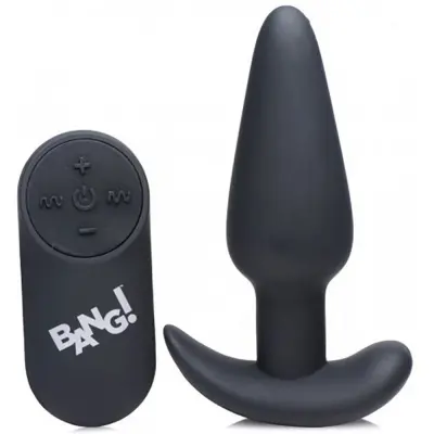 BANG! Vibrating Silicone Butt Plug