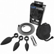 Bathmate Vibrerande Anal Training Plug Set - Black