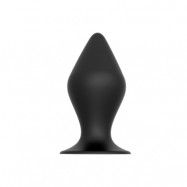 Black ButtPlug with Suction Cup