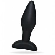 Black Velvet Silicone Butt Plug