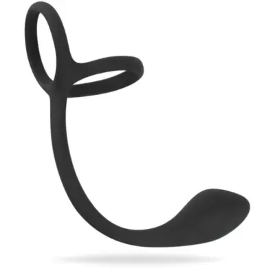 Black Velvets Cock, Ball Ring & Plug