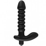 Black Velvets: Vibrating Silicone, Medium, svart