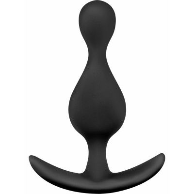 Blush: Anal Adventures, Platinum Wave Plug, svart