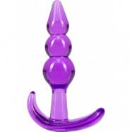 B Yours: Triple Bead Anal Plug, lila