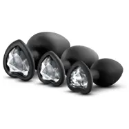 Blush - Bling Plugs Training Kit White Gems - Black