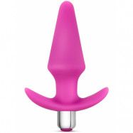 Luxe: Discover, Vibrating Silicone Anal Plug, rosa